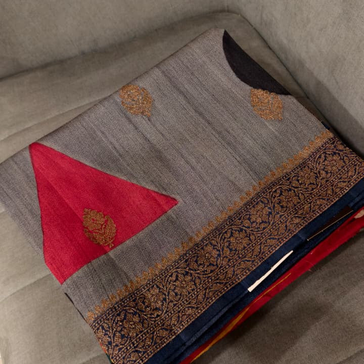 Georgette Tissue Saree -  search code 8054