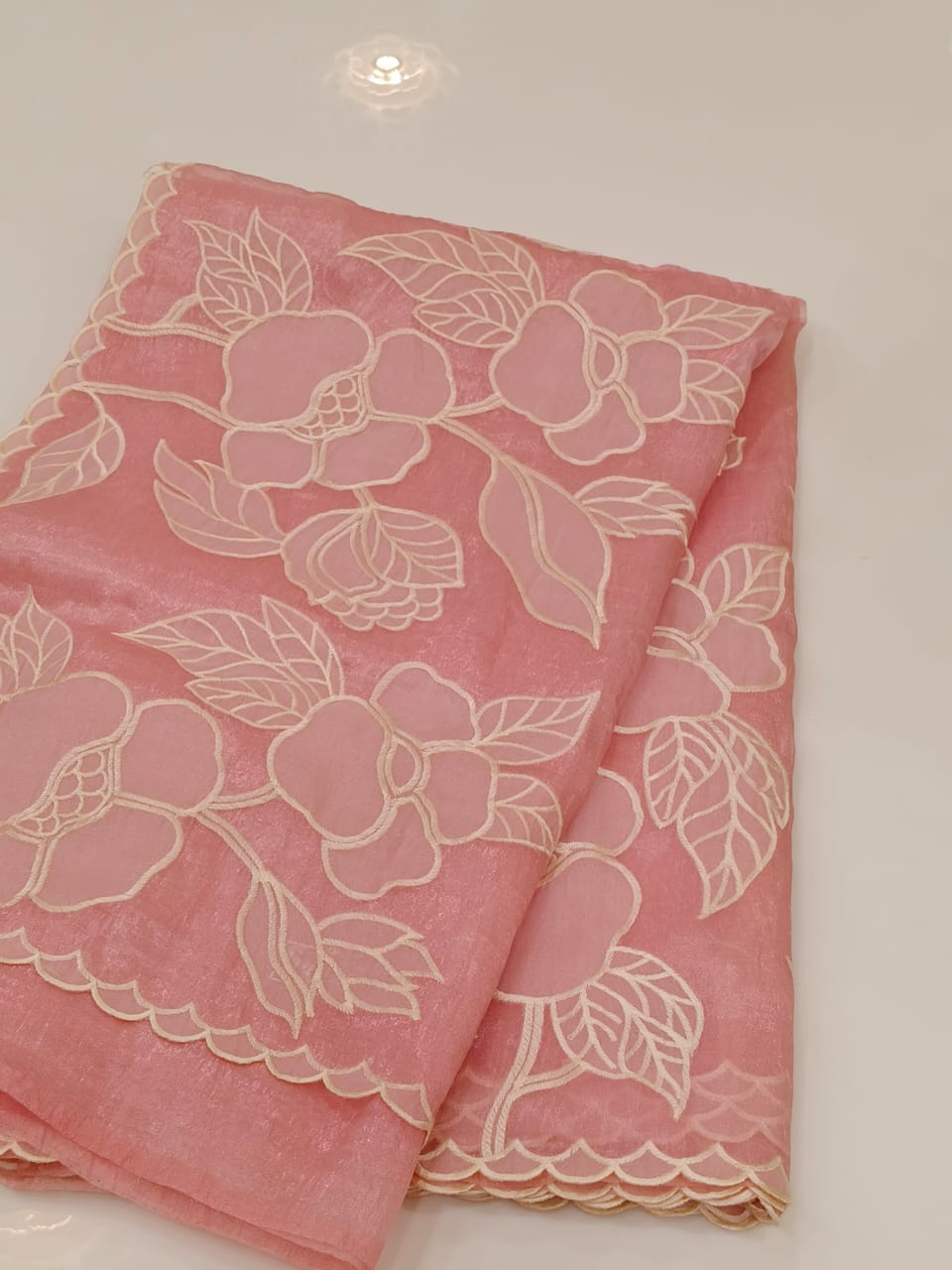 Organza   Saree  - Search code 2011