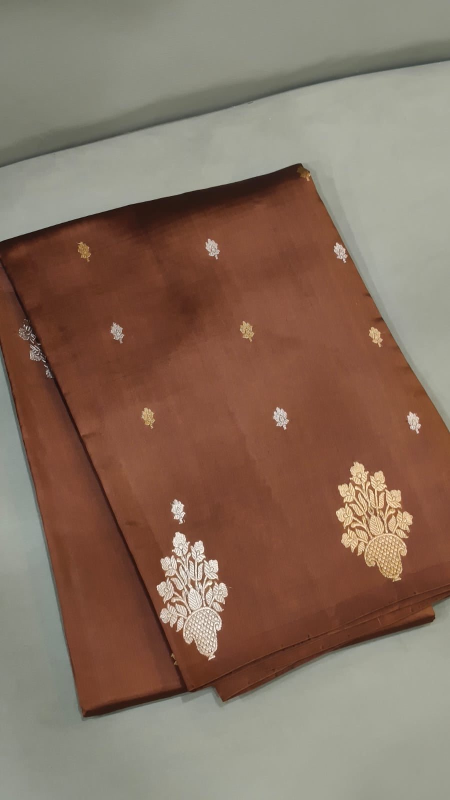 Brocade  kathan   Saree  -  Search code 6024