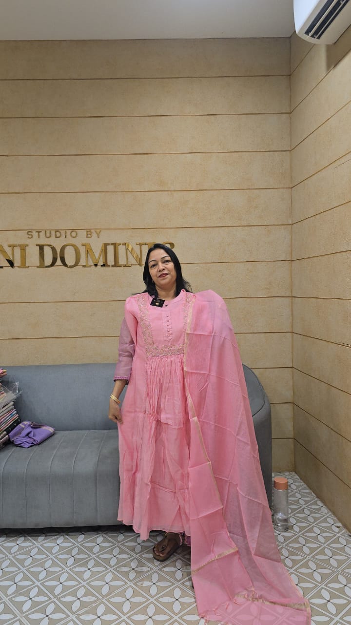 Salwar suit set-  Power pink  shade Search code 5001