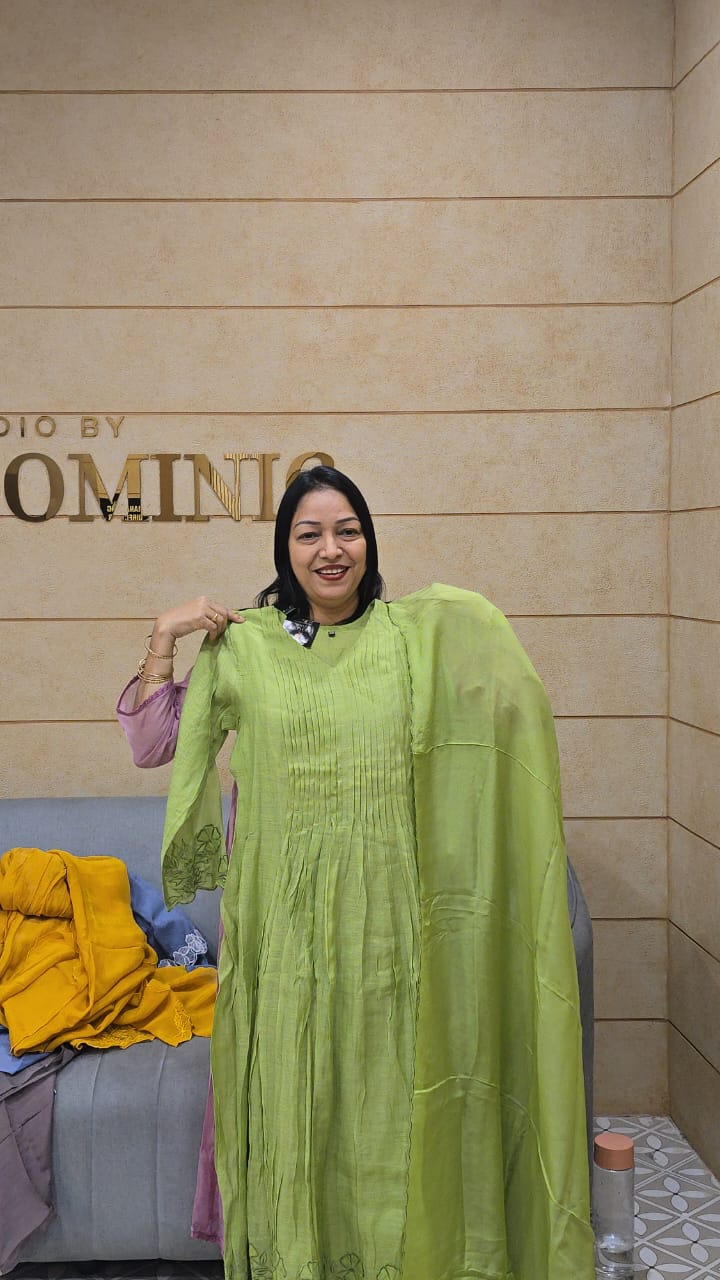 Salwar suit set-   MINT GREEN   shade Search code 5009