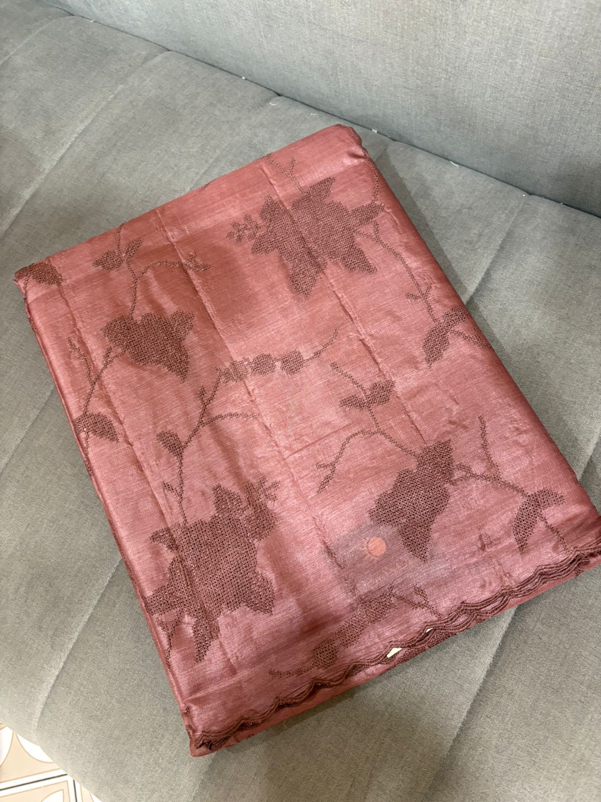 Tissue Saree - Color search code 7057