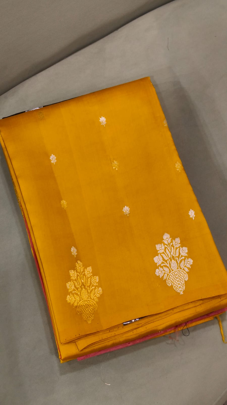 Brocade kathan  Saree  - Search code 6003