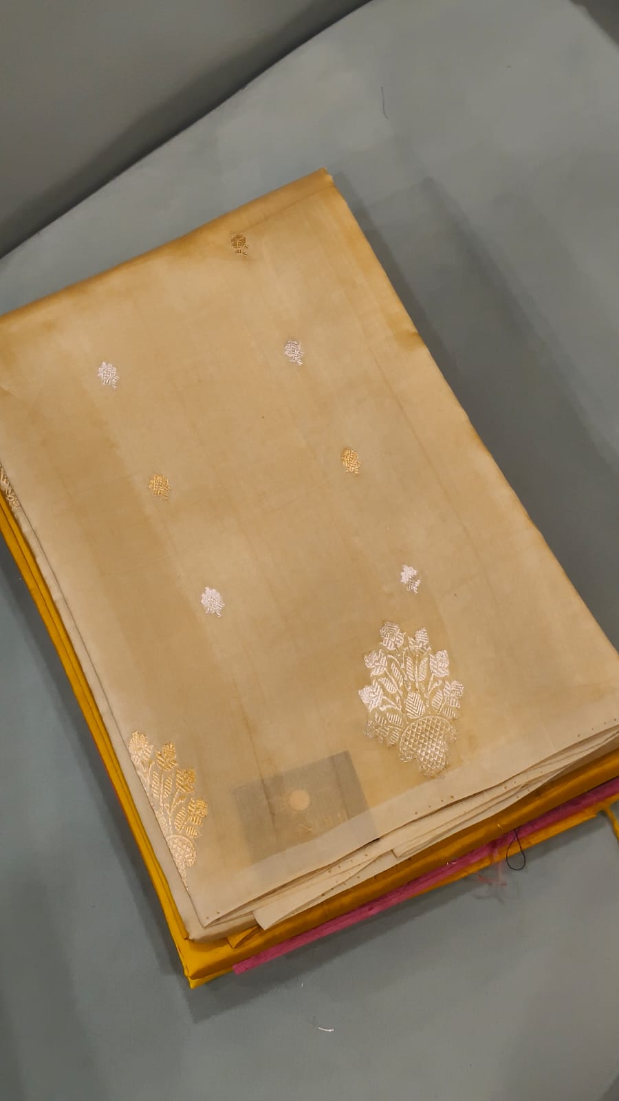 Brocade kathan  Saree  - Search code 6004