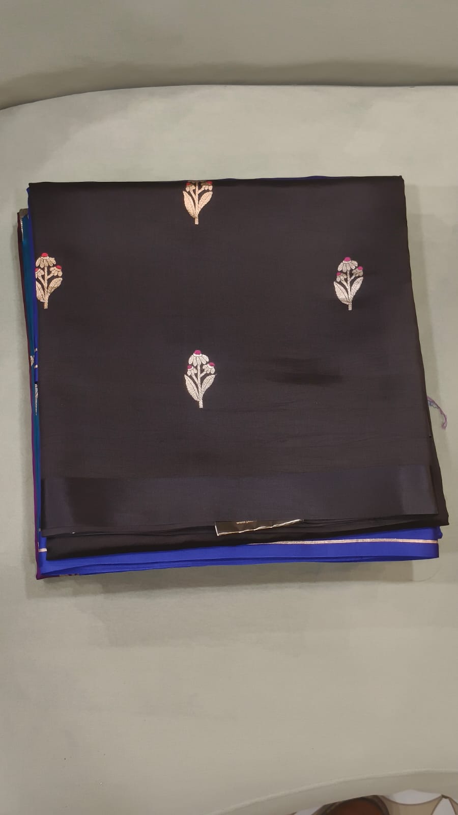 Brocade  kathan   Saree  -  Search code 6009