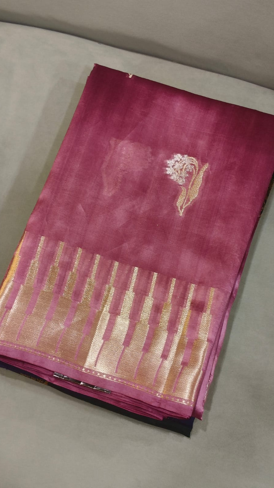 Brocade  kathan   Saree  -  Search code 6014