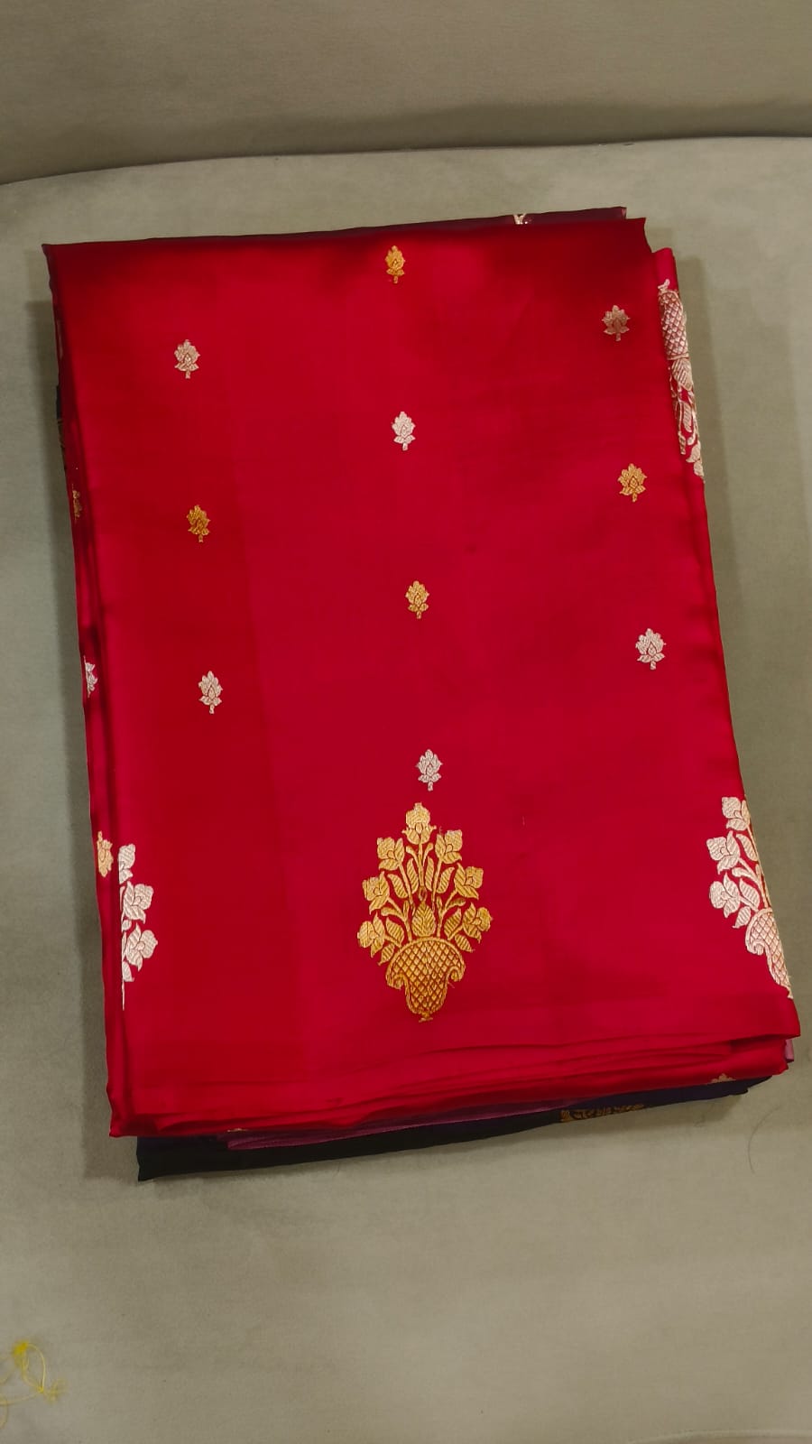 Brocade  kathan   Saree  -  Search code 6015