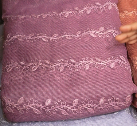 Running Material  - Net Cotta PURPLE    colour Search code 6506