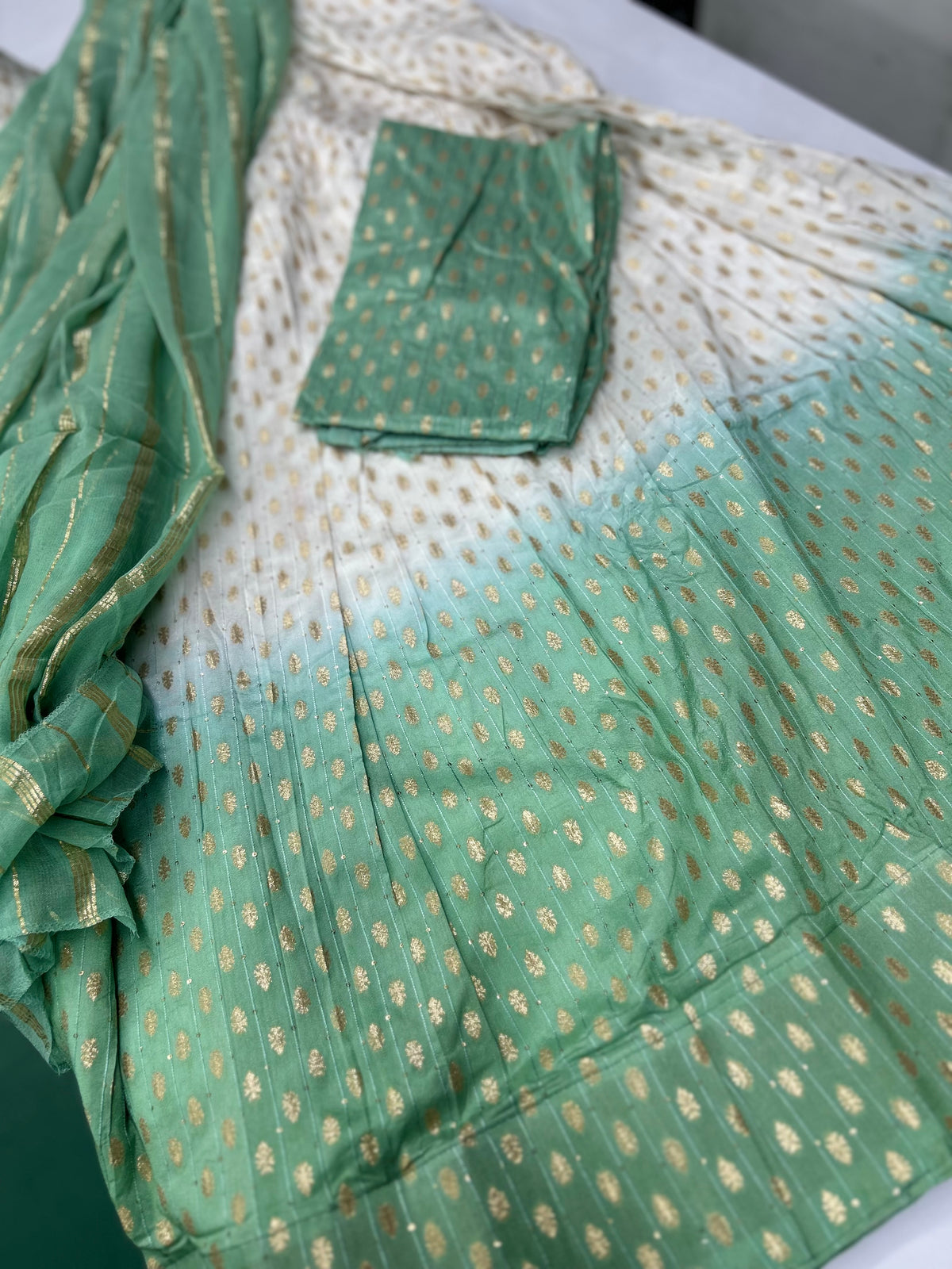 Davani- light ocean Green  color  Search code 7551