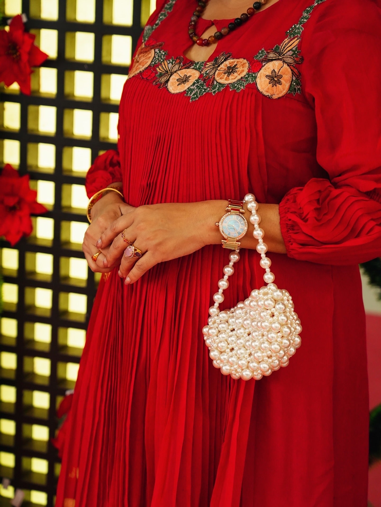 Kurta  - Red shade Search code 3650