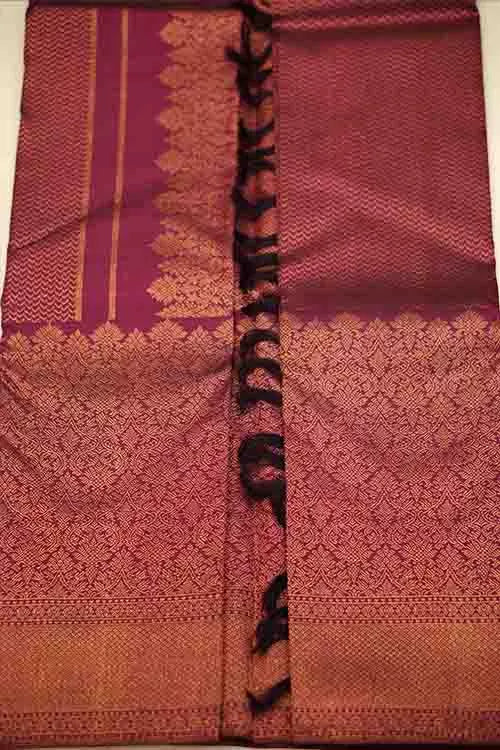 Wine red wedding on sale sarees