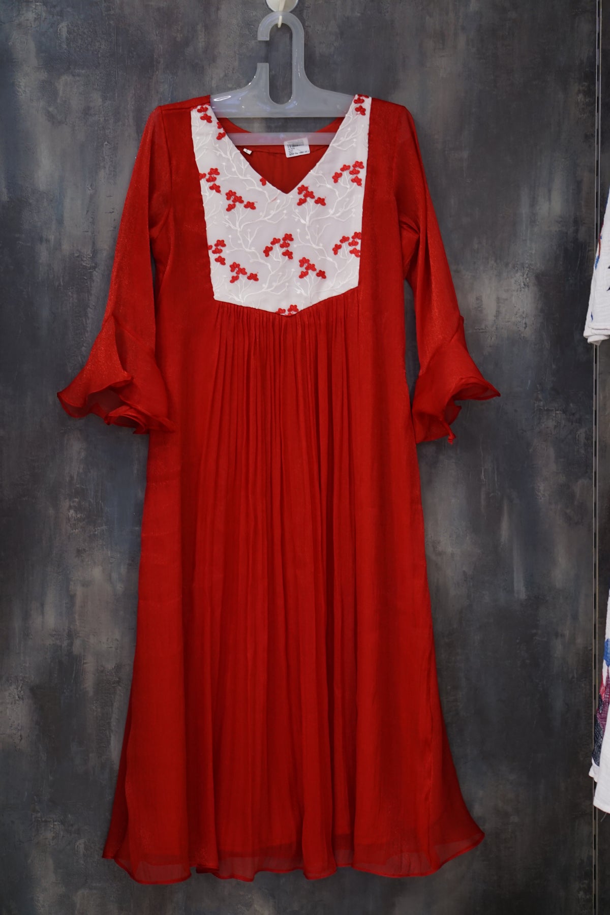 Kurta  Top-Red shade Search code 6024