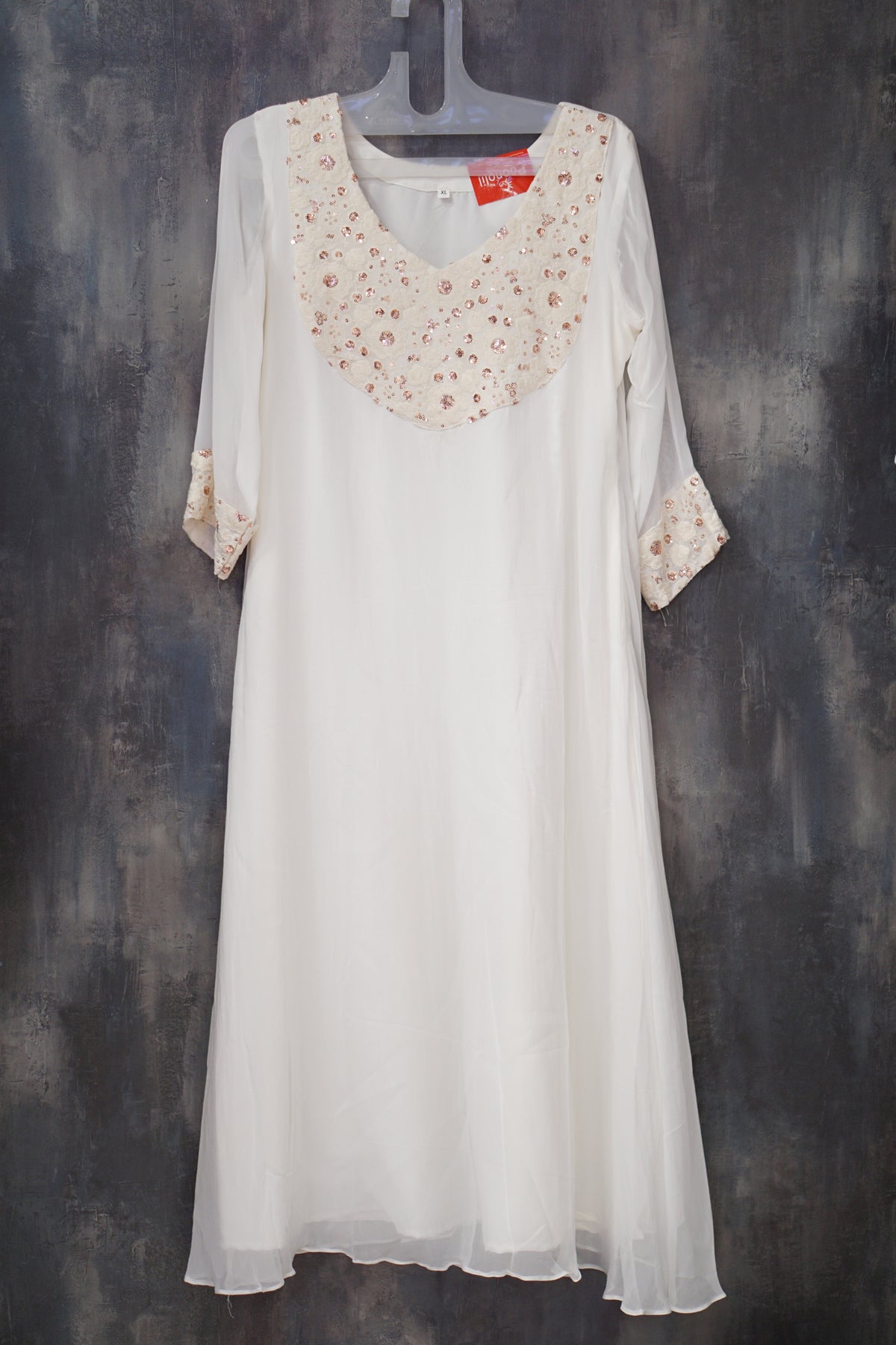 Kurta  Top- Off white  shade Search code 6014