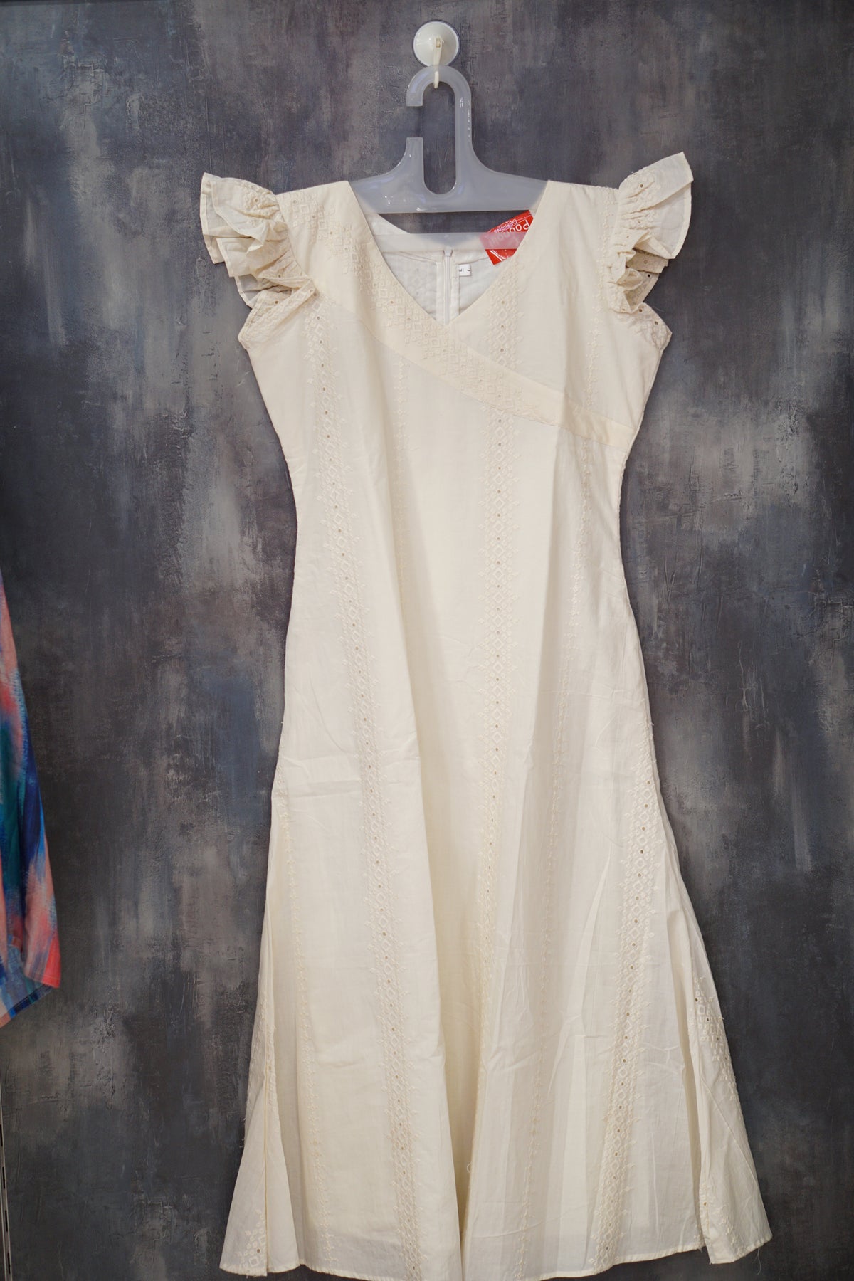 Kurta  Top-  off white shade Search code 6008