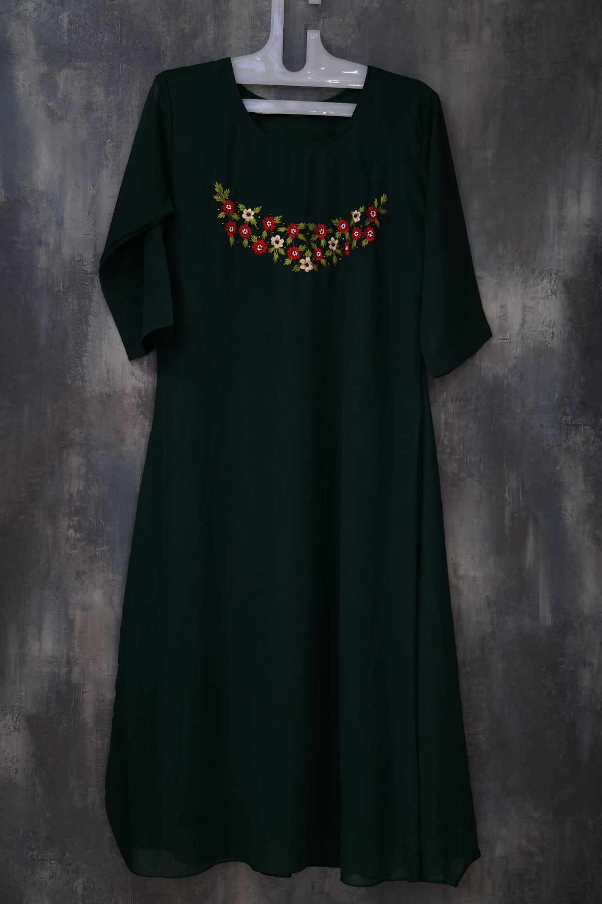 Kurta top -green shade Search code 7384