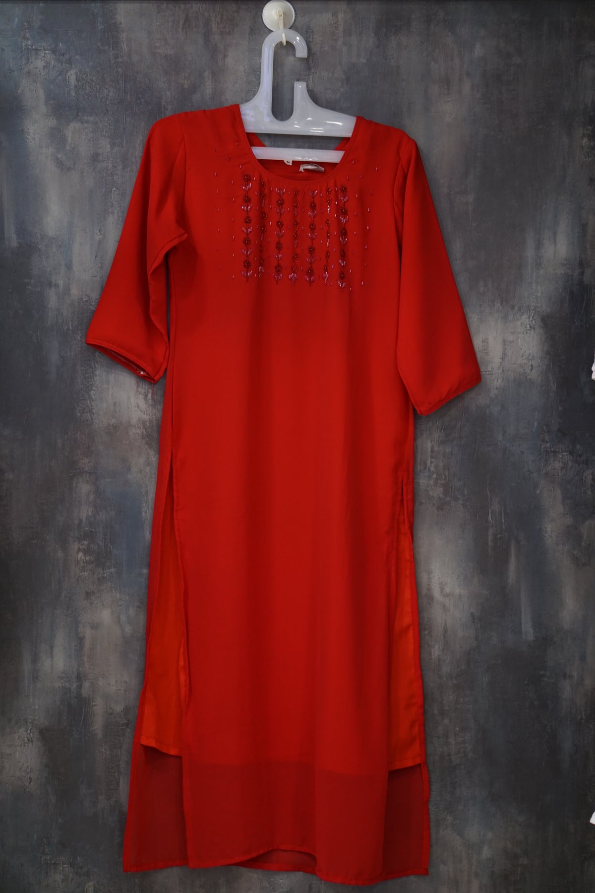 Kurta top -Red shade Search code 7382