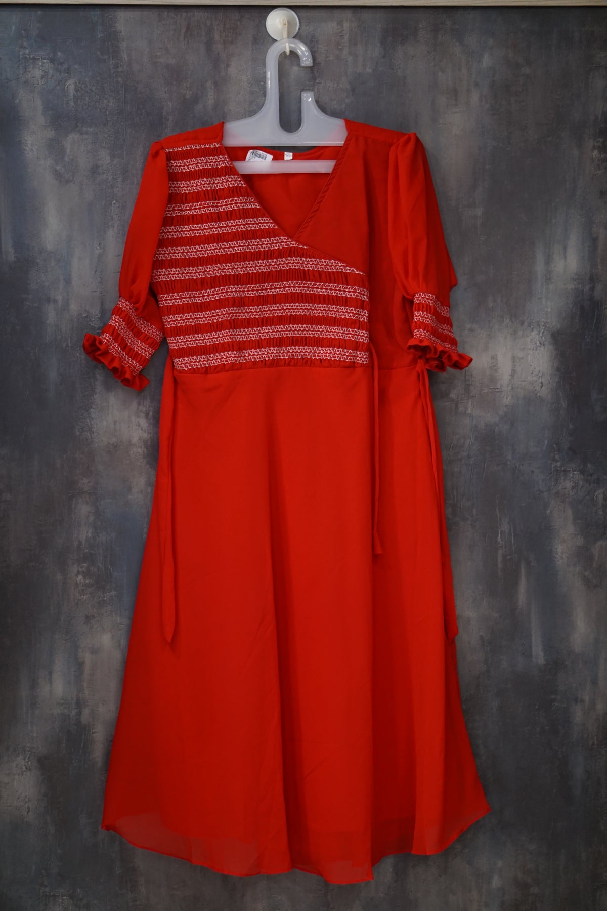 Kurta top - Red shade Search code 7371