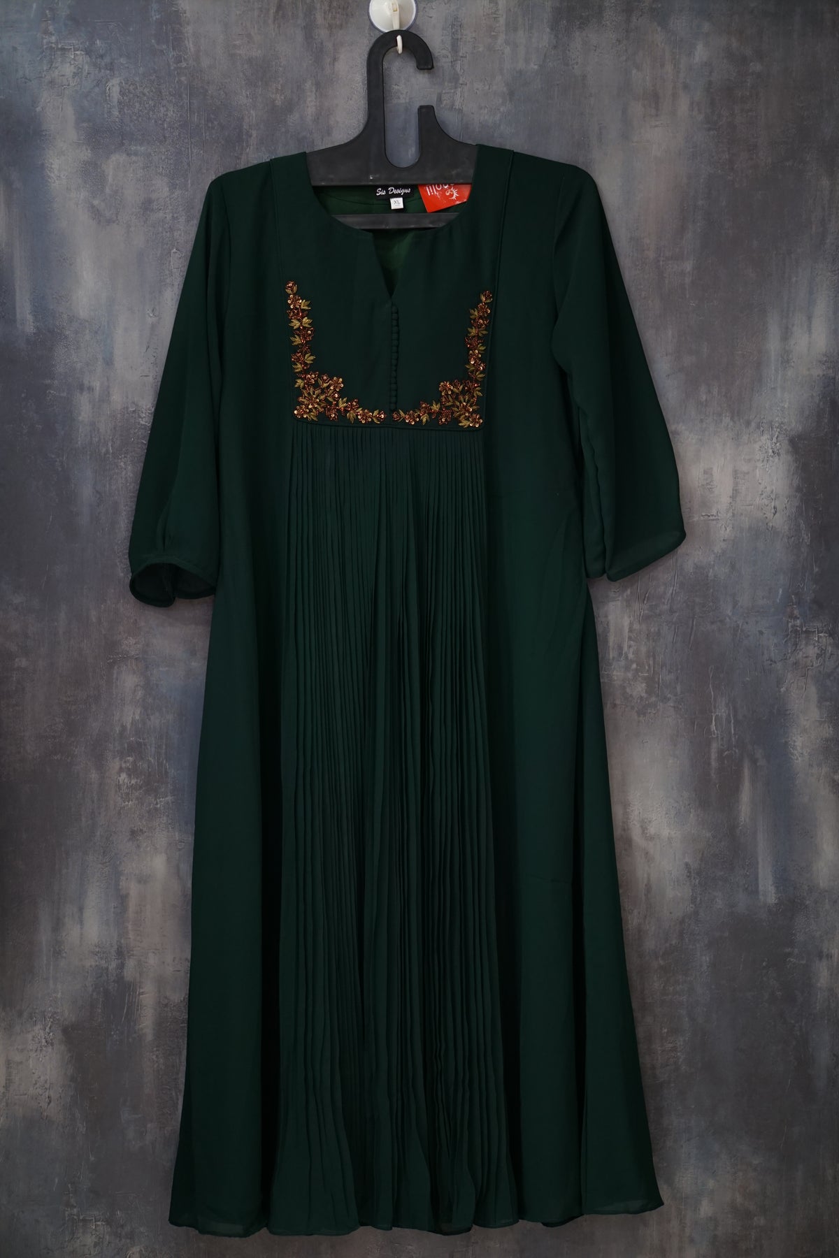 Kurta top - Green shade Search code 7363