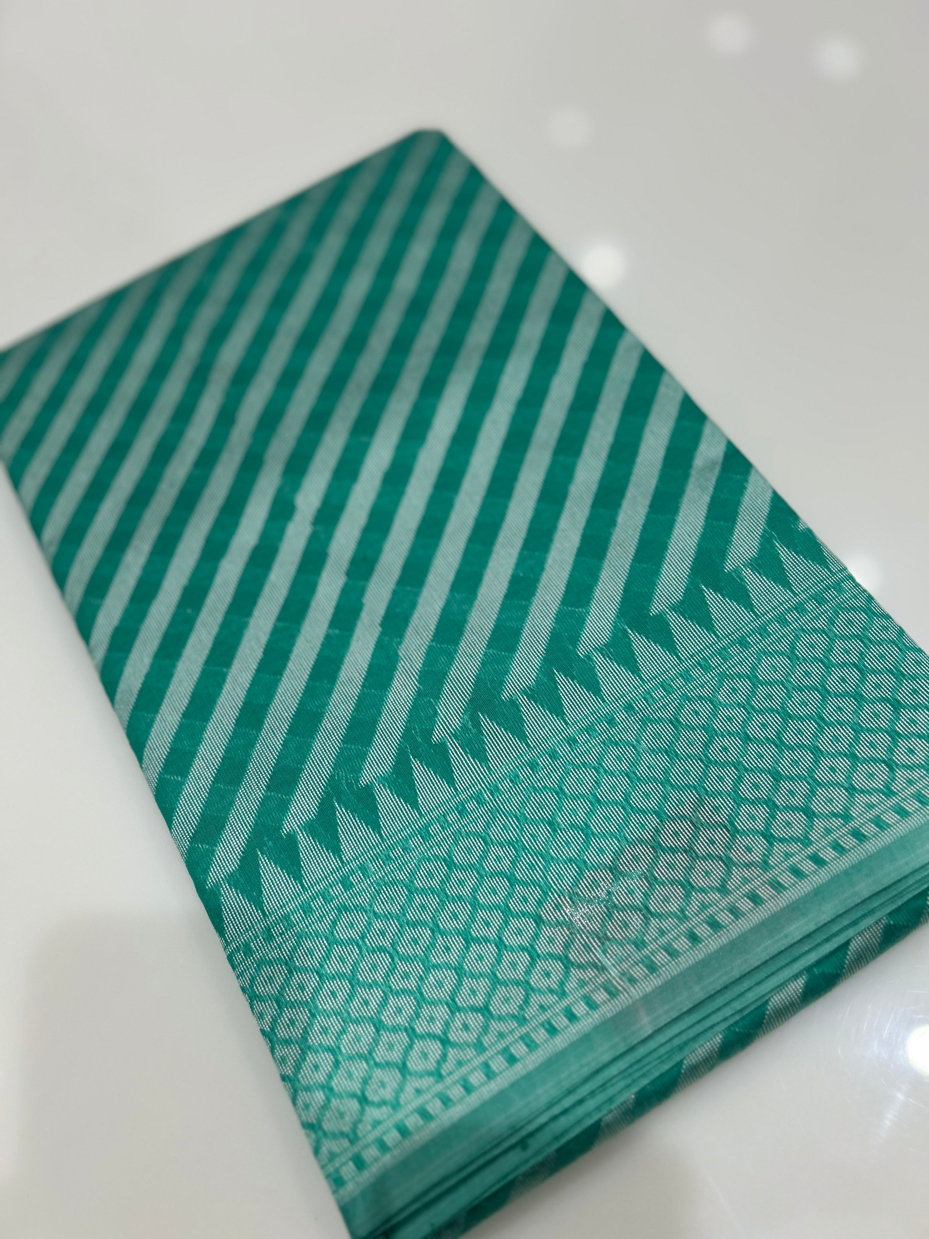 Chanderi  Saree -blue  color Search code 7264