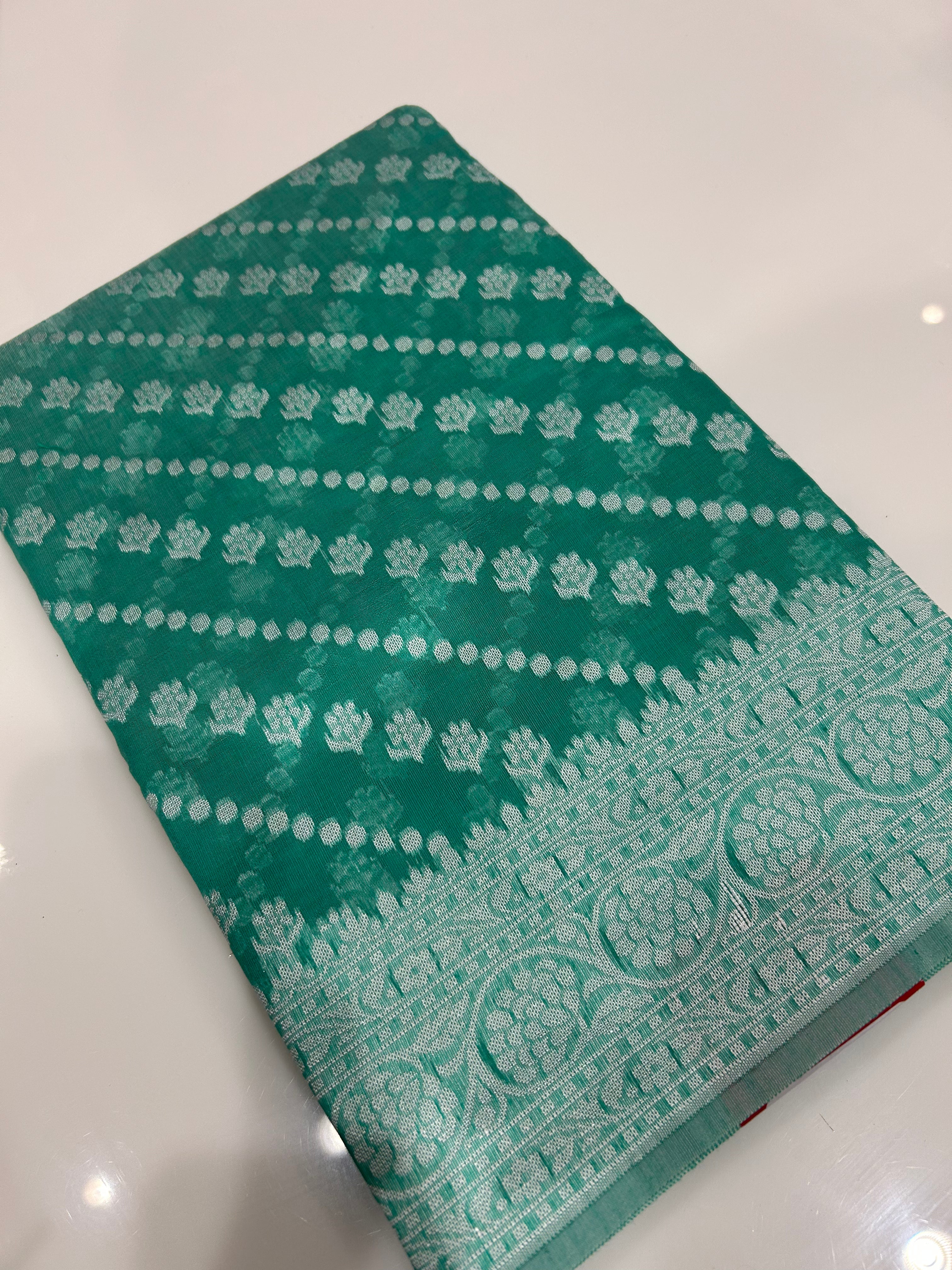 Chanderi  Saree -blue   color Search code 7267