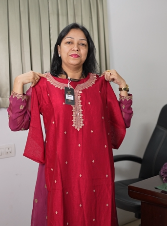 Kurta  Top-  Maroon  shade Search code 5656