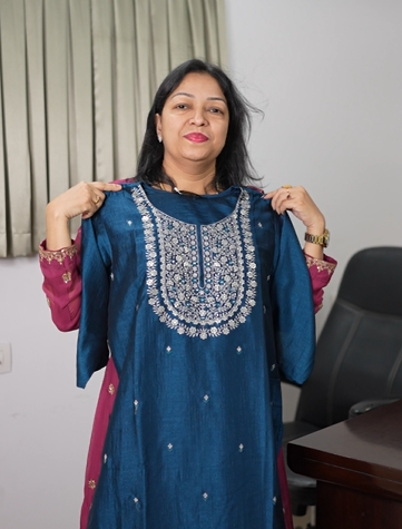 Kurta  Top-  Blue shade Search code 5660