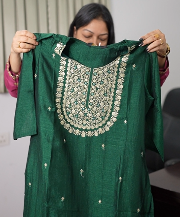 Kurta  Top-  Green shade Search code 5661