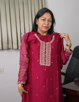 Kurta  Top-  Maroon shade Search code 5666