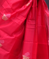 Semi Silk Saree - Red Ranni  color Search code 5901