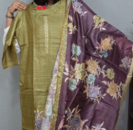 Salwar suit set  Green  shade Search code 9180