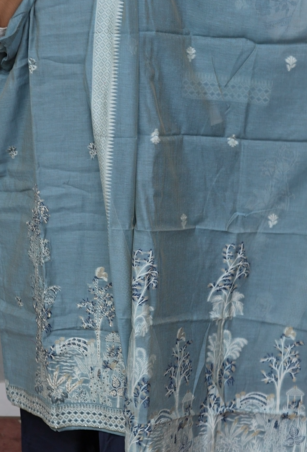 Salwar suit set - Blue shade Search code 9186