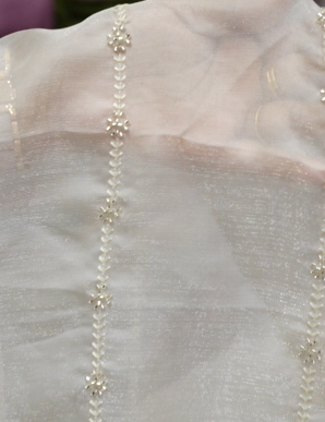 Running Material  -Cream  color Search code 4402
