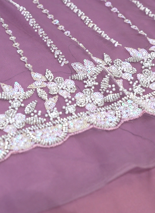 Running Material  - Mauve color Search code 7204
