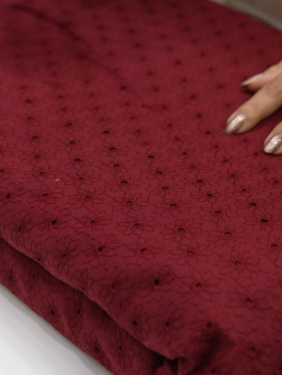 Running Material  - Maroon color Search code 3817