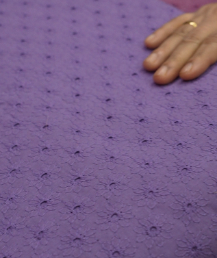 Running Material  - Lavender color Search code 3822