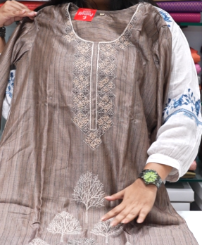 Salwar Suit Set  - Gray shade Search code 3744