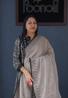 Soft chanderi saree -Dusty chiku shade  Search code 4053