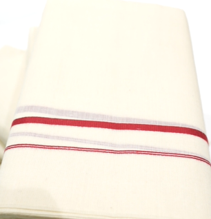 Set Mundu   - Maroon Color  Cotton  Search code 9364