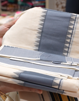 Set Mundu   -Gray cotton Search code 9384