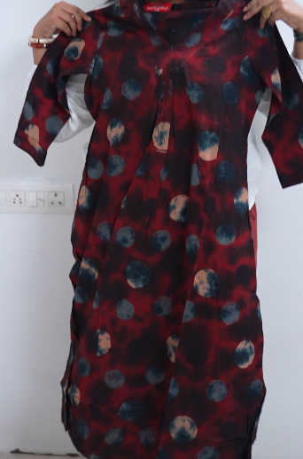 Top -Red shade Search code 3831