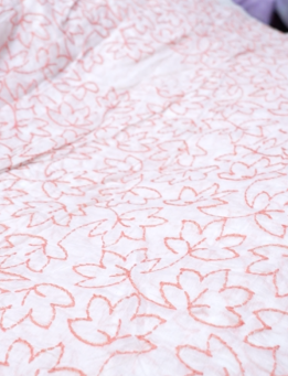Running Material  -Cream  to Peach Color  Search code 4703