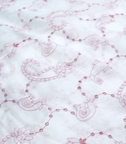 Running Material  -Off White to Peach  Color  Search code 4706