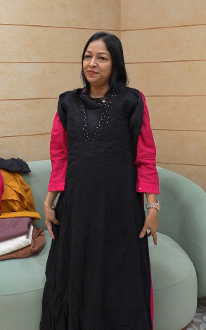 Salwar suit set-Jet Black  shade Search code 6352