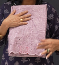 UNSTITCHED SALWAR  SUIT SET -Pink  Search code 1526