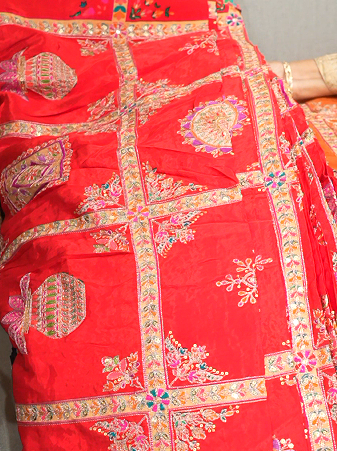Running Material  -  red colour Search code 1004