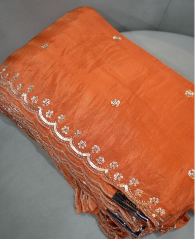 Running Material  - orange colour Search code 1008