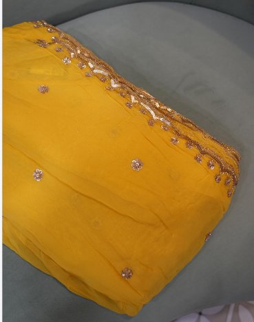 Running Material  - yellow colour Search code 1009