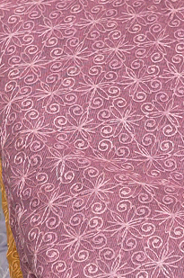 Running Material  - Net Cotta  Purple colour Search code 6515