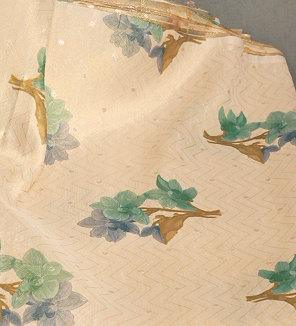 Running Material  - Tissue golden blue colour Search  8804