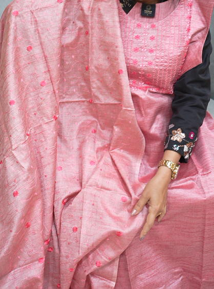 Salwar suit set  - dark onion pink shade Search code 4405